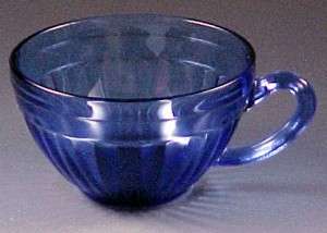 Hazel Atlas Aurora Cobalt Blue Depression Glass Cup