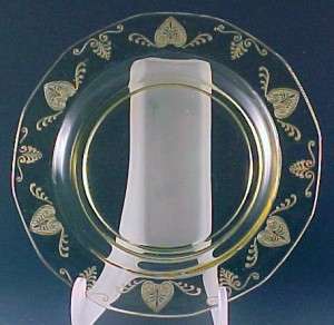 Fostoria Trojan Topaz Yellow Bread & Butter Plate