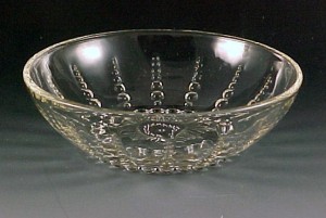 Federal Columbia Clear Depression Glass Cereal Bowl