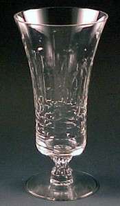 Heisey Glass Danish Princess Cut Crystal Ice Tea Tumbler Heisey Glass Danish Princess Cut Crystal Ice Tea Tumbler