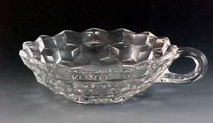 Fostoria Glass American One Handle Flared Nappy Candy Dish