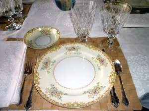 Tuillerie China and Duncan Miller Kohinoor Goblets