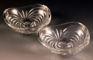 Royal Crystal  Rock Aurea Candleholder Pair