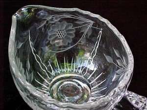 Hughes Cornflower Cutting Detail on Radiance Crystal