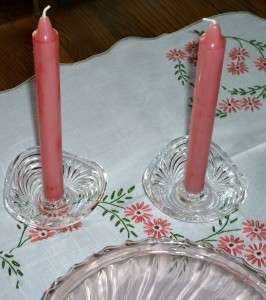 Rock Aurea Contemporary Crystal Candleholders