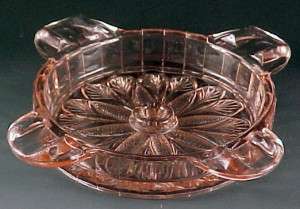 Sunflower Pink Depression Glass Coaster