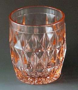 Windsor Pink Depression Glass 9 oz Water Tumbler Windsor Pink Depression Glass 9 oz Water Tumbler