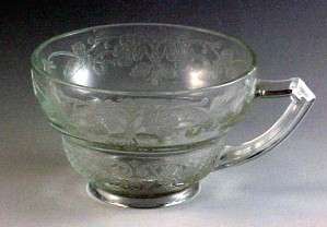 Vernon Crystal Depression Glass Cup