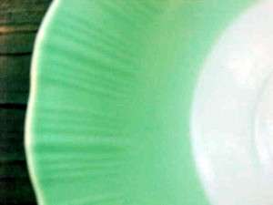 Cremax Green Trim Saucer Detail Cremax Green Trim Saucer Detail