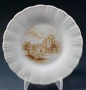 Cremax Windsor Castle Brown Plate Cremax Windsor Castle Brown Plate