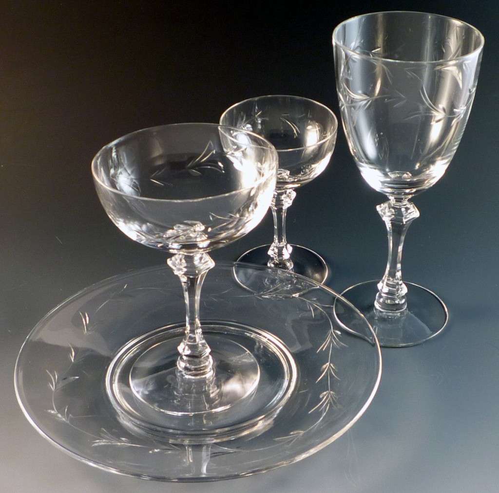 Tablescape Thursday Tiffin Glass Dolores Cut Crystal