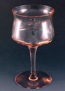 Heisey Glass Gayoso Pink Water Goblet Heisey Glass Gayoso Pink Water Goblet
