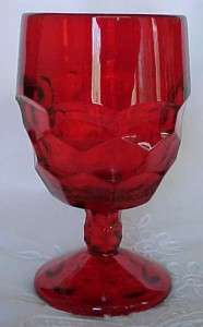 Viking Glass Georgian Ruby Red Iced Tea Goblet Viking Glass Georgian Ruby Red Iced Tea Goblet