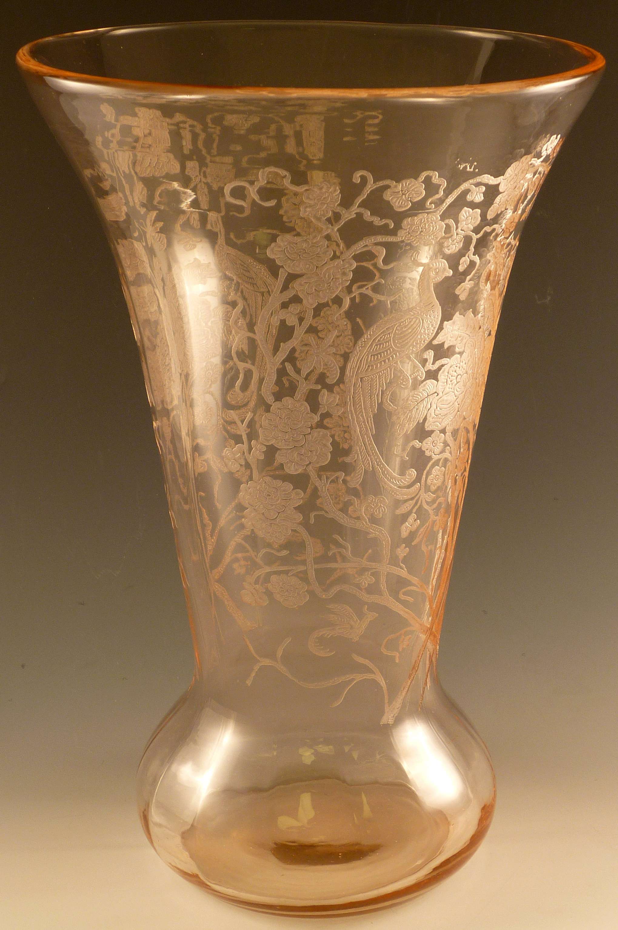 What are some tips for buying antique glass vases?
