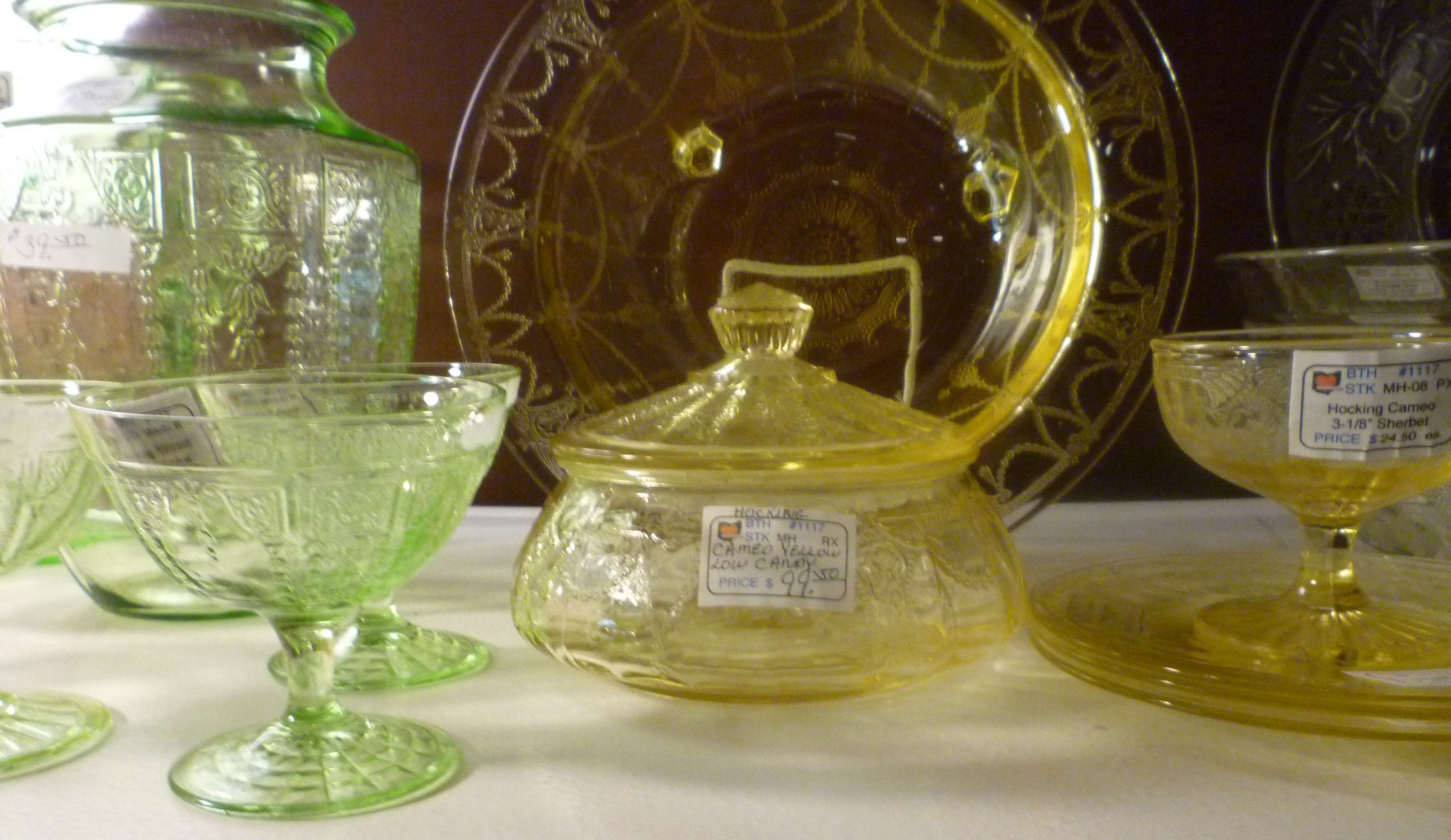 Virtual Depression Glass Show Let’s Walk Through a Booth Glass Show
