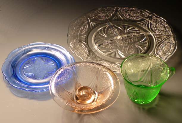 Royal Lace Rainbow of Colors Depression Glass Fun