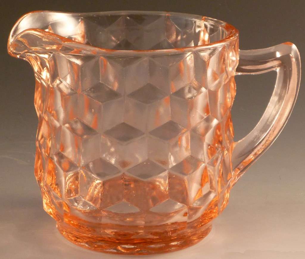 Cube Pink Depression Glass How to Avoid Confusing Reproductions