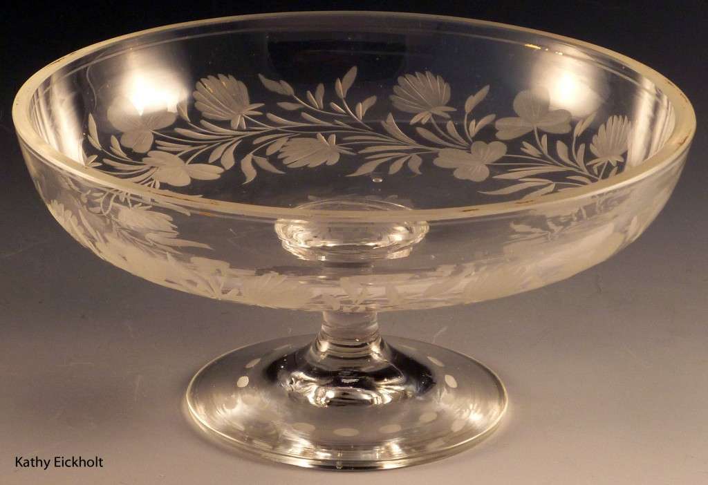 Comport, Compote, What’s In A Name? Vintage Crystal Cut Pedestal Dish