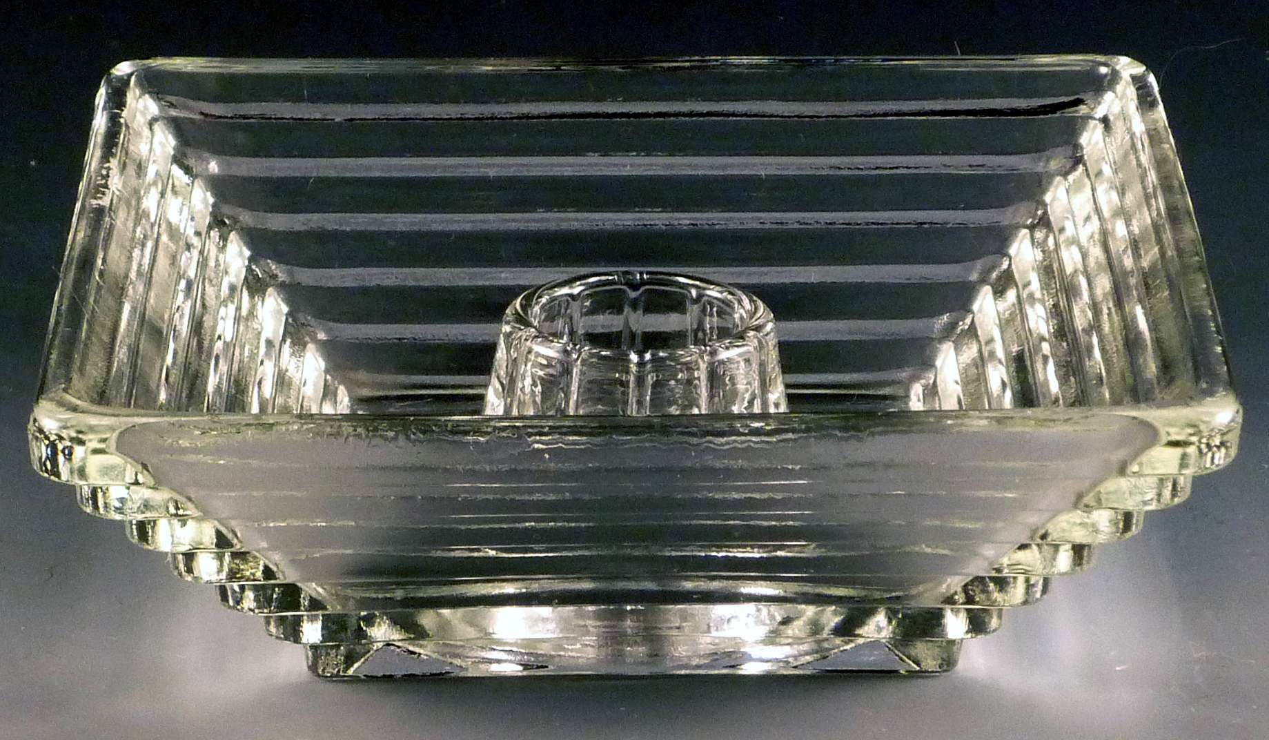 Depression Glass Candle Holders from Hocking Queen Mary, Manhattan