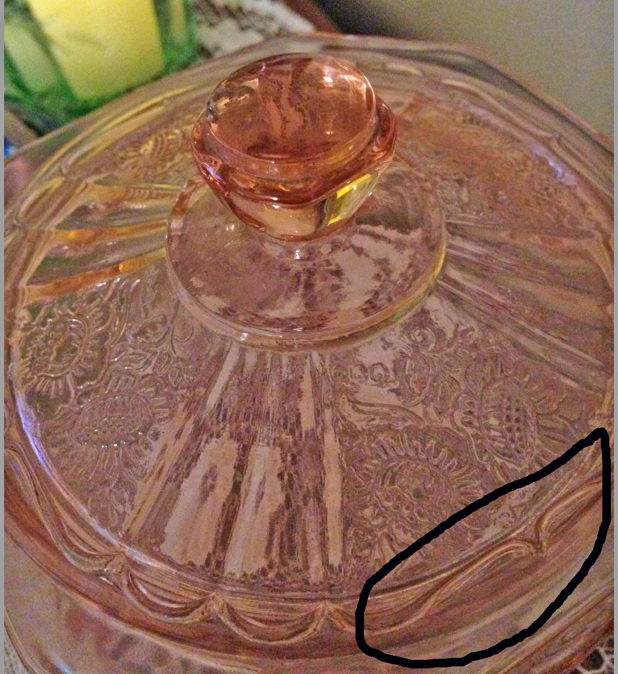 Authentic vs. Fake Mayfair Open Rose Pink Depression Glass ...